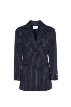 ROBE-MONTEAU PINSTRIPE