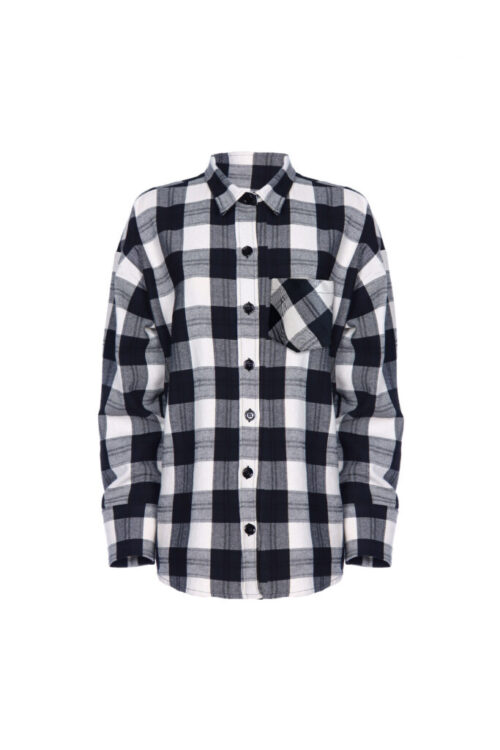 OVER CHECK FLANNEL SHIRT