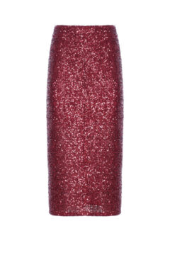 PAILLETTES MIDI TUBE SKIRT