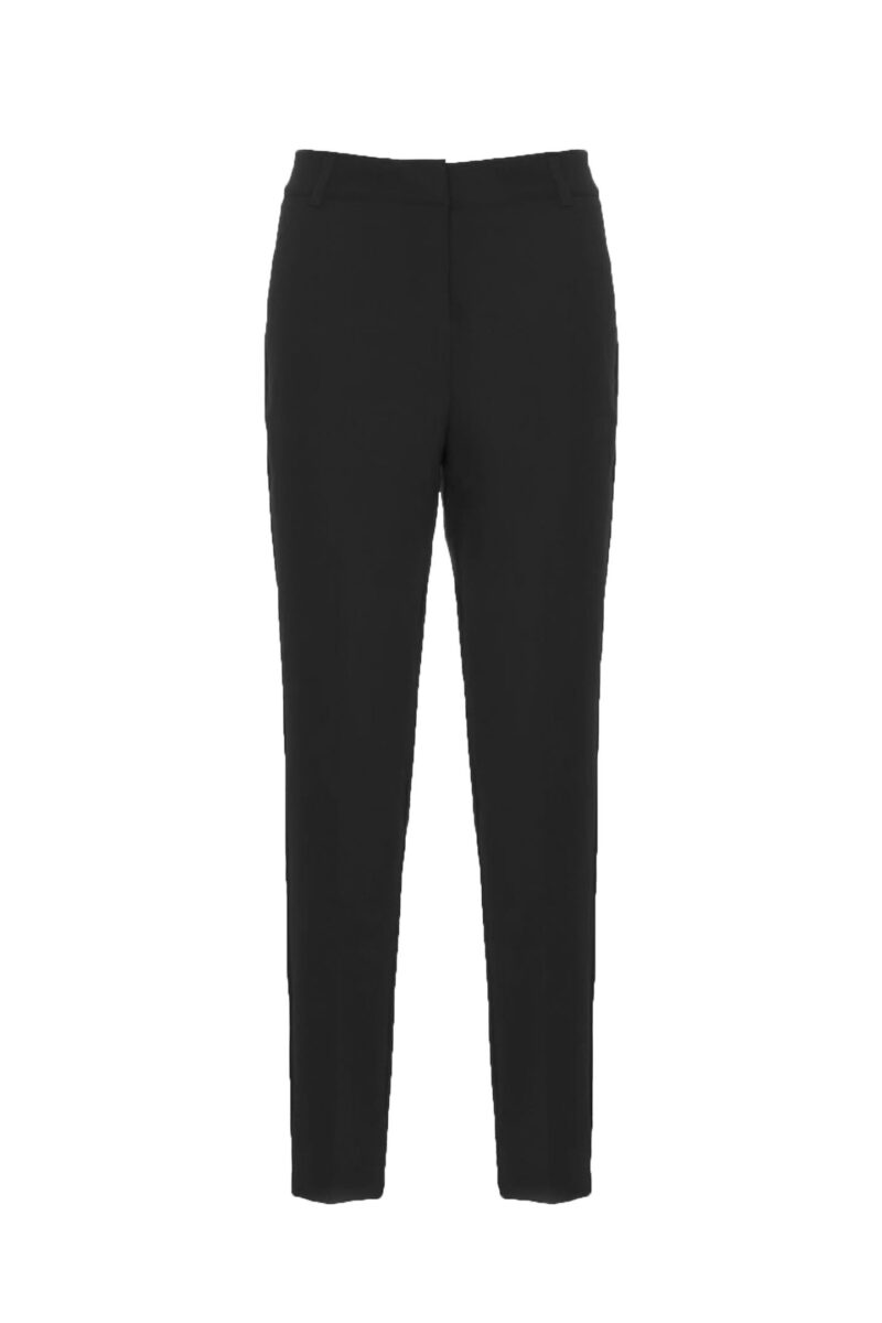 PANTALONE BASIC SIGARETTA SLIM IN CREPE