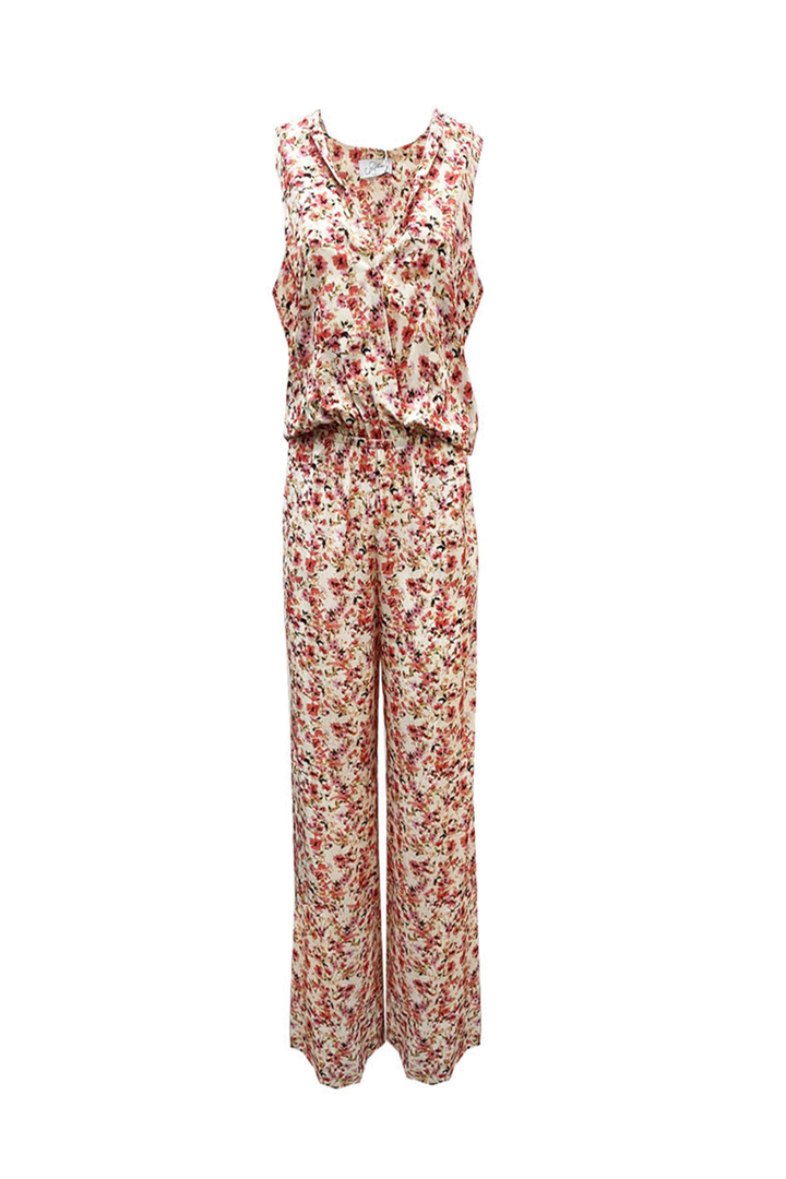 CROSSOVER JUMPSUIT FANTASY WITH FLOWERS - SoAllure