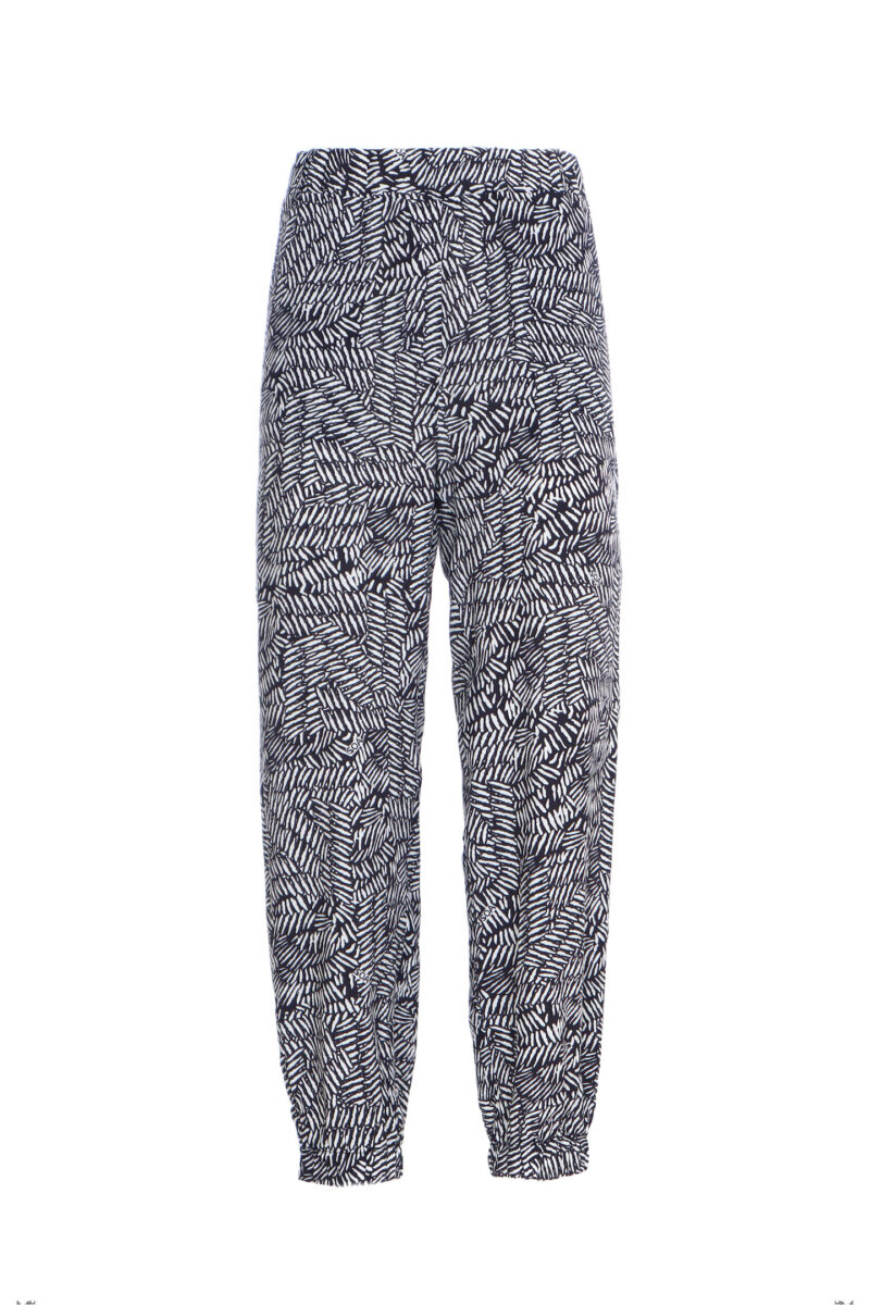 JOGGING TROUSERS WITH BLACK/MILK PATTERN