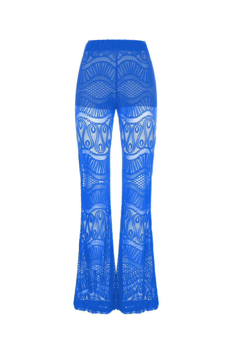 TRUMPET TROUSERS STRETCH LACE + COULOTTE