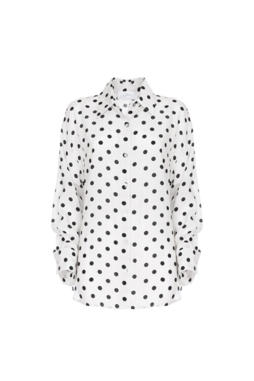 VISCOSE POLKA DOT SHIRT