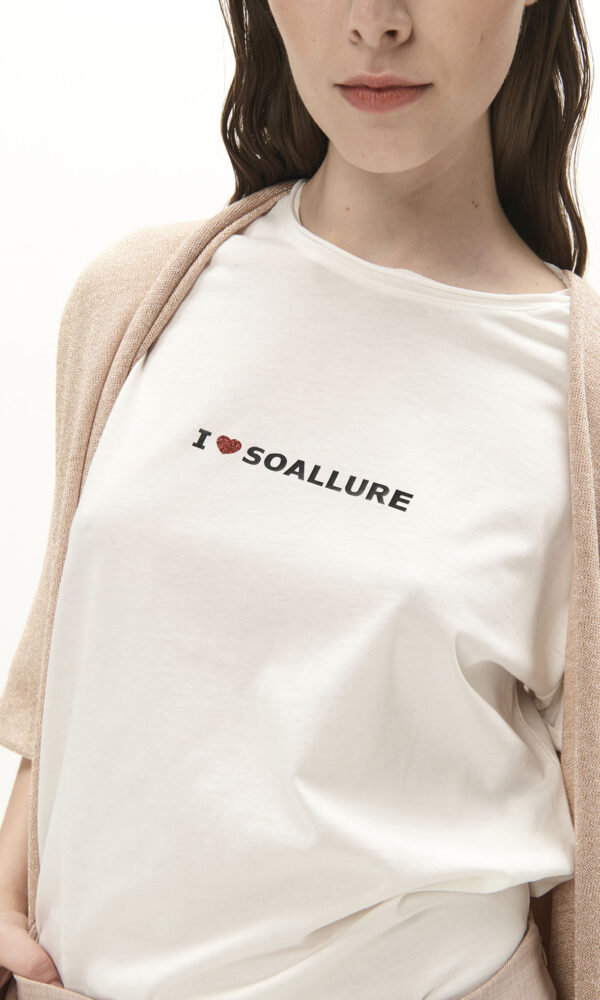 T-SHIRT BASIC I LOVE SOALLURE IN JERSEY