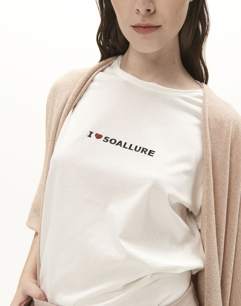 T-SHIRT BASIC I LOVE SOALLURE IN JERSEY